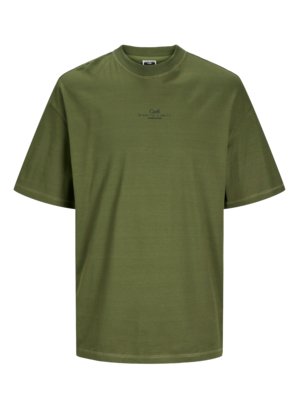 T-shirt z gumowanym logo i motywem Skydiver z tyłu