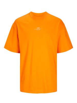T-shirt z gumowanym logo i motywem Skydiver z tyłu