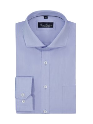 Shirt with subtle glen check pattern, extra long 
