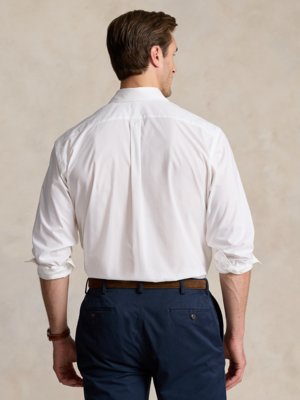 Plain shirt in stretch fabric