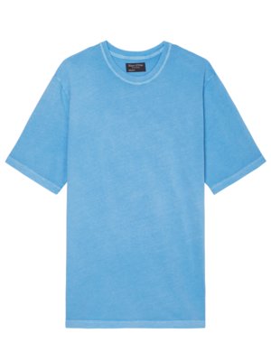Tričko z bavlny, barvené v kuse po ušití (garment dyed) 