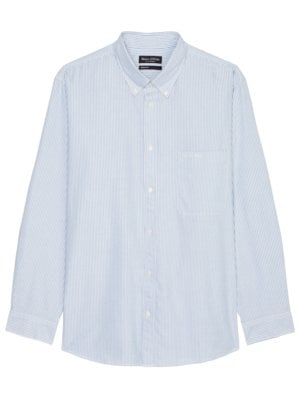 Oxfordhemd mit Streifen-Muster, Regular Fit