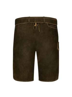 Lederhose met riem