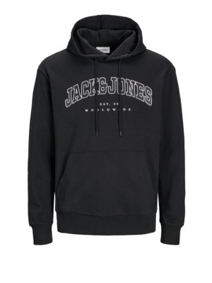 Hoodie aus einem Baumwollgemisch mit Label-Print