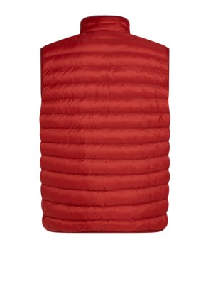 Gewatteerde bodywarmer met logo-borduursel