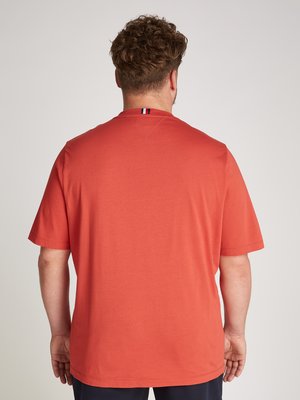 Leichtes T-Shirt mit Label-Streifen