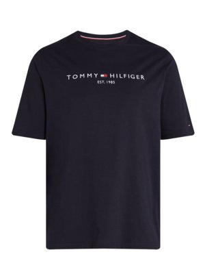 Soft-T-shirt-with-embroidered-logo