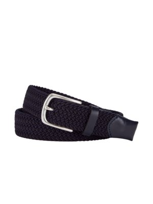 Single-colour braided belt 