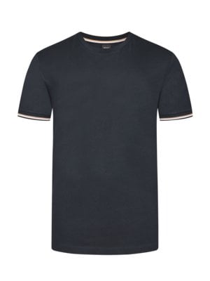 T-shirt with contrast striped details