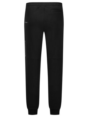 Stretch-Joggpants mit Zip-Cargotasche