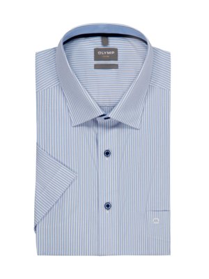Luxor short-sleeved shirt with striped pattern, comfort fit