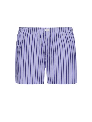 Cotton boxer shorts with striped pattern 
