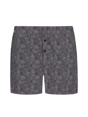 Schlafshorts-mit-Paisley-Muster-