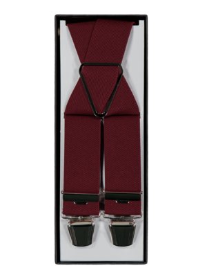 Suspenders with a delicate pattern