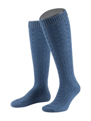 Krojové ponožky ze směsi s vlnou merino