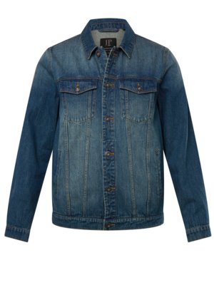 Jean jacket in a washed look