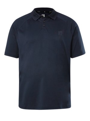 Functional polo shirt with rubberised logo, JAY-PI