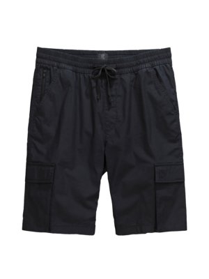 Cargo shorts with drawcord and stretch