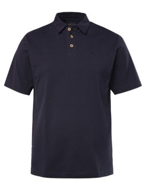 Piqué polo shirt with traditional embroidered motif 