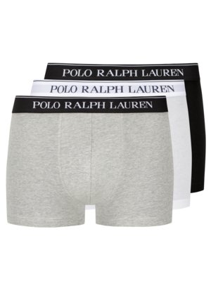 3-pack boxer trunks met tailleband met merklogo