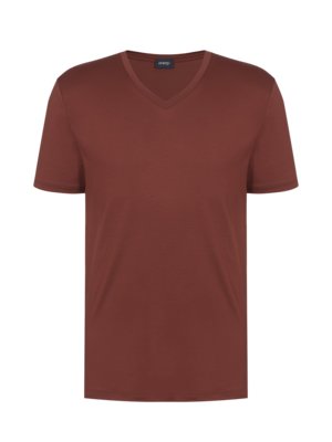 T-shirt lisse de la gamme Selection, encolure en V