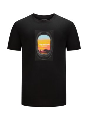 Softes T-Shirt mit Motiv-Print