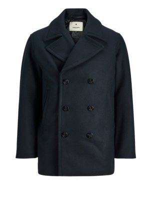 Peacoat in a wool blend