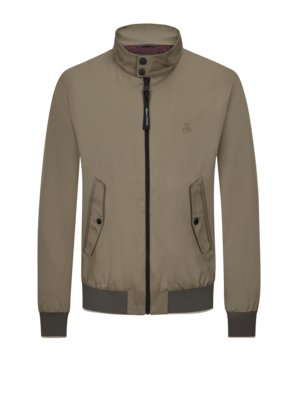 Blouson doublé avec col montant refermable