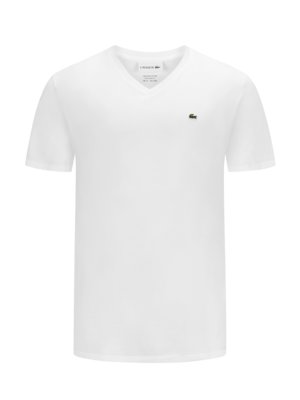 T-shirt met logo-applicatie, regular fit