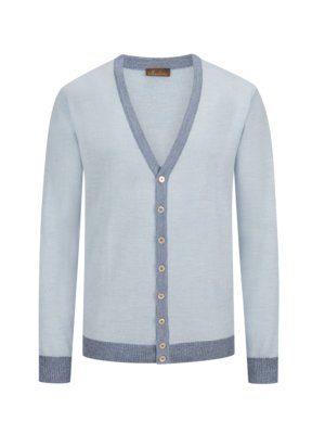 Light merino wool cardigan