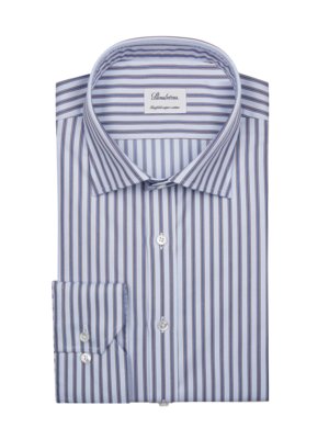 Opaque shirt with striped pattern, Comfort Fit