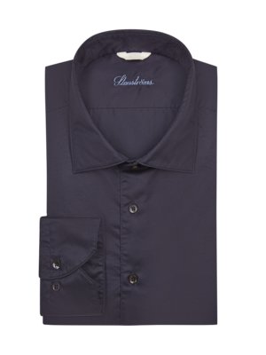 Twill shirt in two-fold super cotton, Comfort Fit