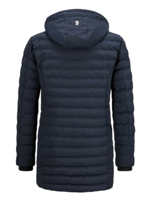 Parka with quilted pattern and sorona insulation