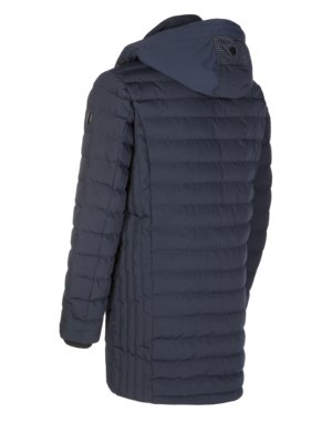 Parka with quilted pattern and sorona insulation