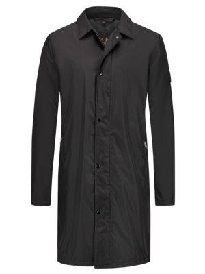 Imperméable doublé avec col chemise