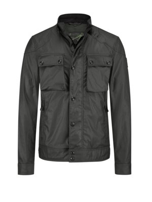 Waxed jacket Racemaster in a field jacket look