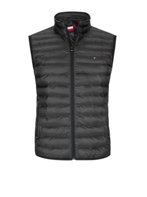 Gewatteerde bodywarmer in donzen look, packable