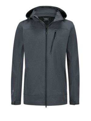 Softshelljacke mit Microfleece-Futter