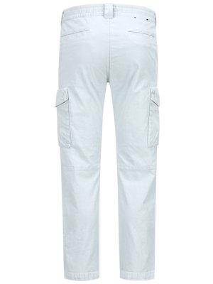 Pantalon en velours fin avec poches cargo, coupe droite