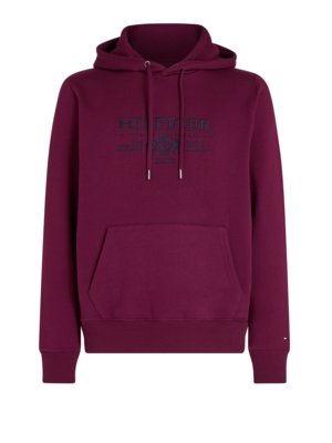 Heavy Hoodie Label-Stickerei auf Brust