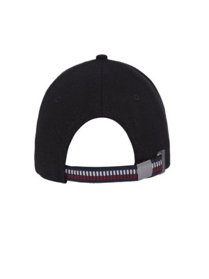 Cap-with-wool-content-and-small-metal-patch