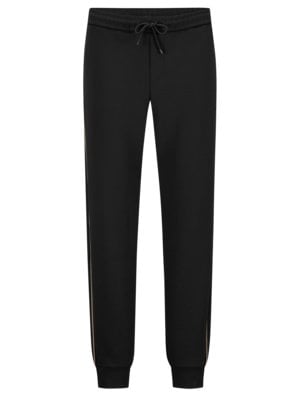 Jogging bottoms with contrasting side stripes