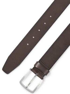 Leather belt