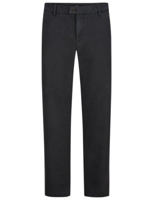 Bestformer chino met stretch en elastische tailleband, regular fit