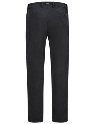 Bestformer chino met stretch en elastische tailleband, regular fit