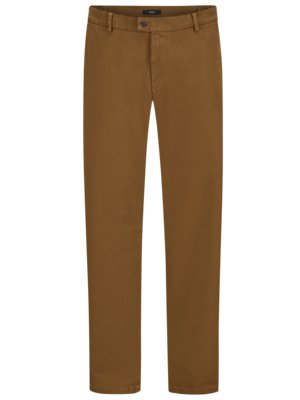 Bestformer chino met stretch en elastische tailleband, regular fit