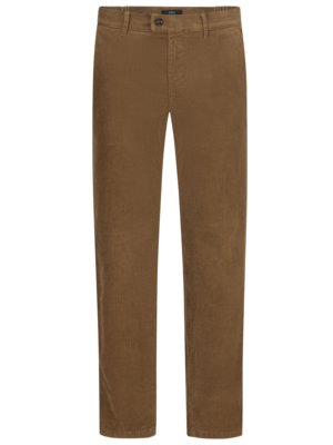 Corduroy broek Thilo met Flex-tailleband en Safety Pocket, perfect cut