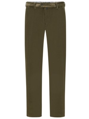 Pantalon en velours côtelé élastique Jim, Regular Fit 