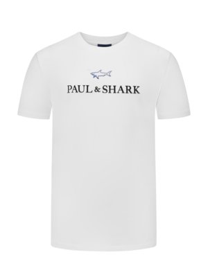 T-shirt avec logo en velours