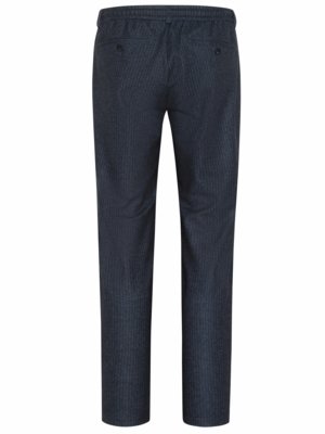 Chino Phil mit Tunnelzug und Schattenstreifen, Cropped Fit